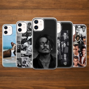 Johnny Depp Phone Case Actor Pirate Cover for iPhone 17Pro, 16, 15, 14, 13, 12, Samsung S25, S24, S23FE, S22, A16, A26, A56, Pixel 10Pro, 9