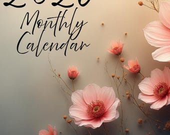 2026 Monthly Floral Calendar