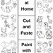 Printable Cut and Paste Coloring Activity for Kids | Animal Crafts ...