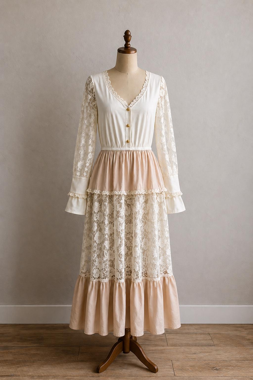 Boho Cream Long Dresses - Etsy Boho Cream Long Dresses - Etsy