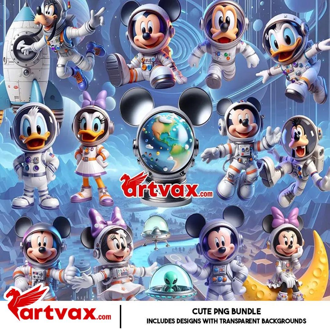 Minnie Space Ranger Disney Astronaut Clipart | Mickey Minnie Space PNG | Digital Download ...