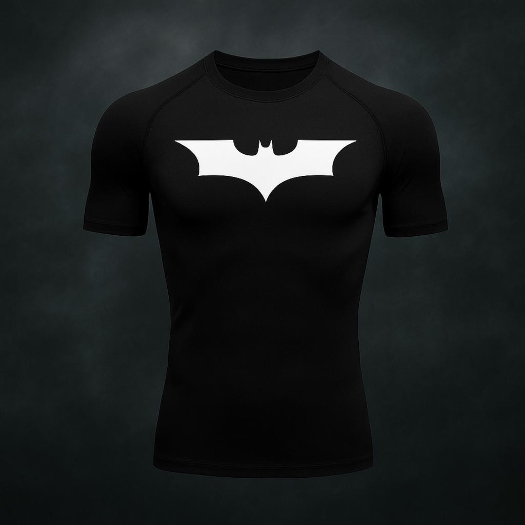 BatmnコンプレッションTシャツ – ジムシャツ、アニメ＆マンガスタイル