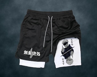 Jjk Kompressionsshorts im Anime/Manga-Stil