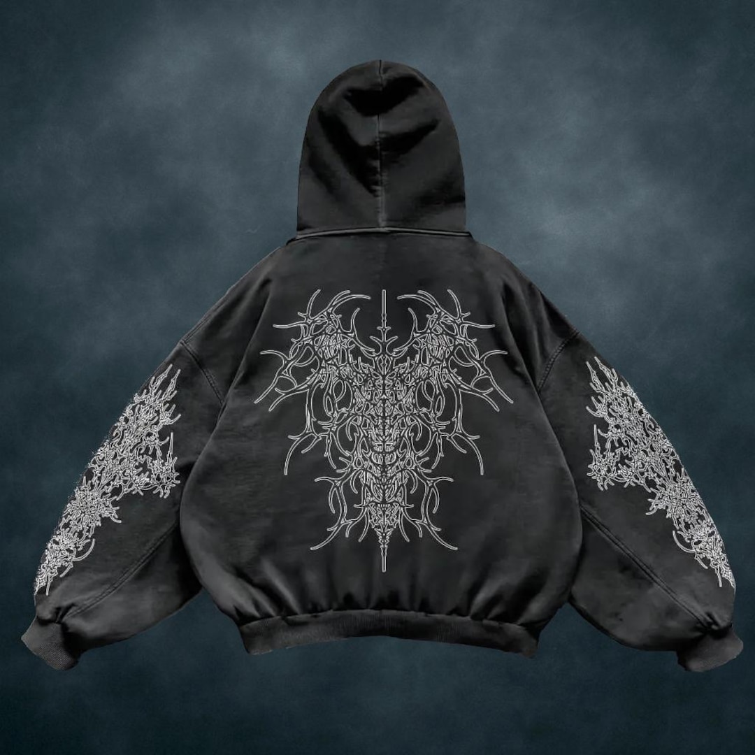トップス h.ANARCHY asymmetry zip hoodie goth punk il_1080xN.7336170874_e5dp.jpg
