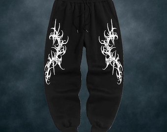 Gothic Gym Jogger | Konische Sporthosen für Männer & Frauen | Dark Aesthetic Fitness Streetwear