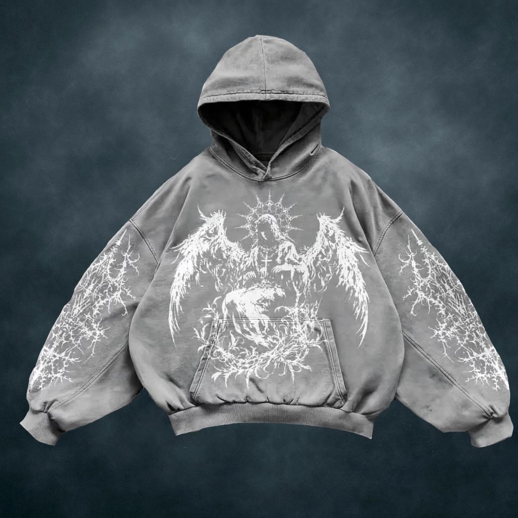 Street Goth Hoodie Unisex – Comfort & Gothic Edge - Etsy