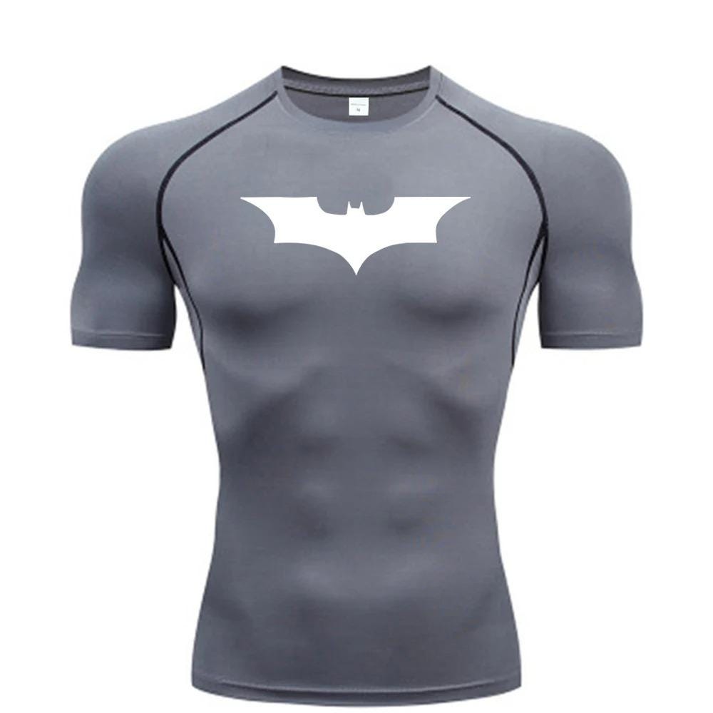 BatmnコンプレッションTシャツ – ジムシャツ、アニメ＆マンガスタイル