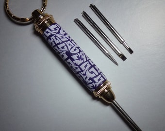 Polymer Clay Screwdriver Keychain Toolkit