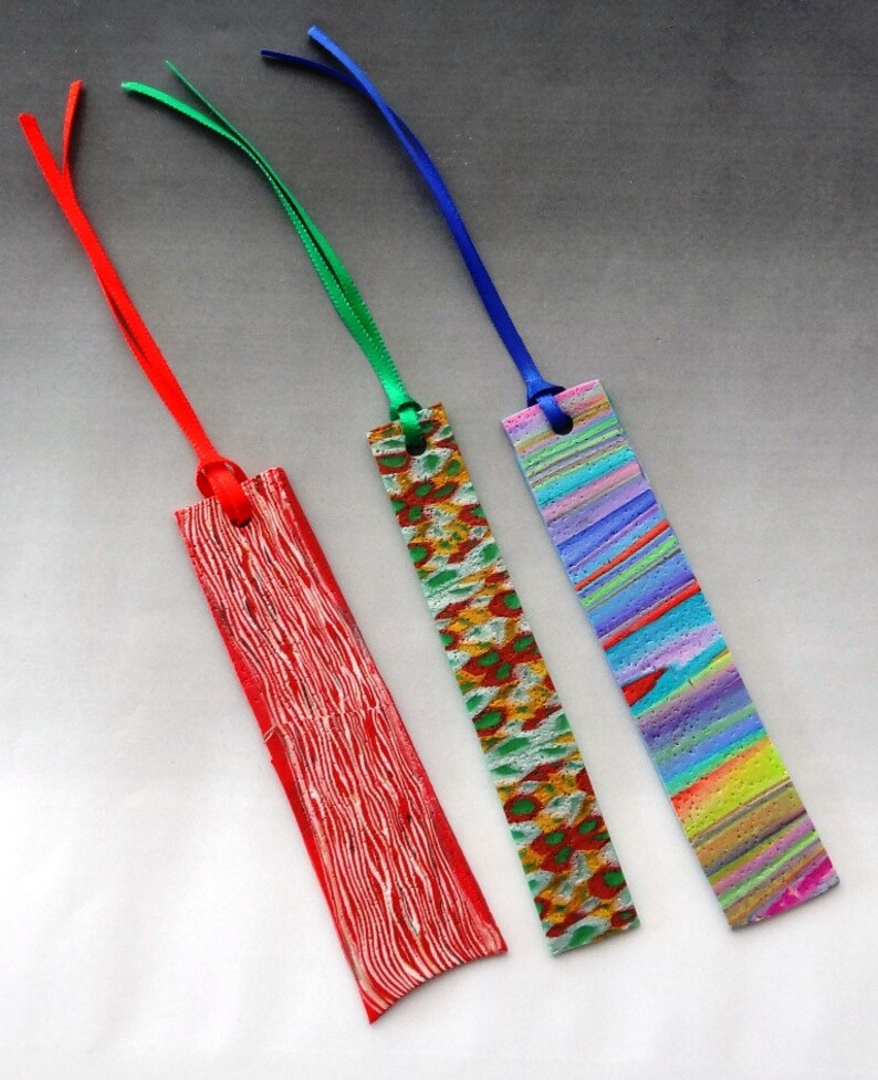 Polymer Clay Bookmarks - Etsy
