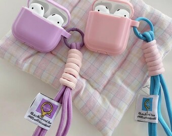 Pastel Silicone AirPods Case – Korean Candy Color Soft Cover