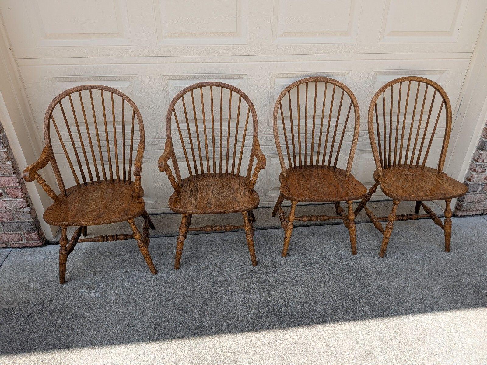 Antique Bow Back Spindle Chair - Etsy