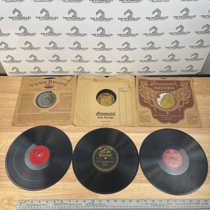 BRUNSWICK 78rpm オリジナルスリーブ Brunswick 78 Rpm Records - Etsy