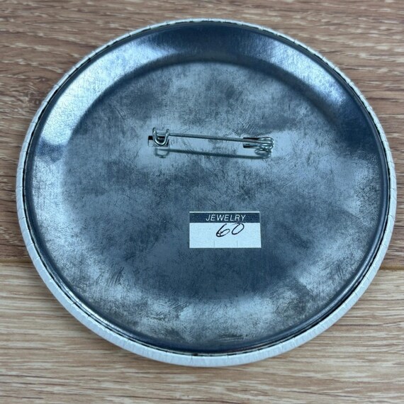 Arnies Army Button Pin Red Script Logo Collectibl… - image 2