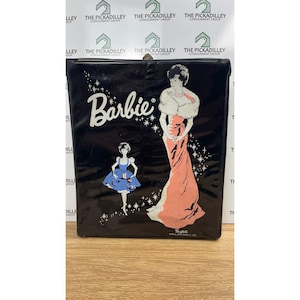 Vintage Barbie Doll Case Black - Etsy