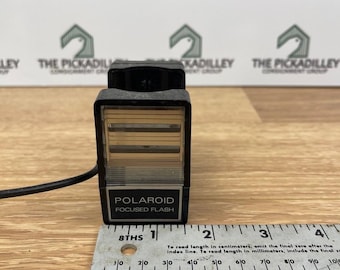Vintage Polaroid Model 490 Focused Flash Accessory For Land Camera Made In USA