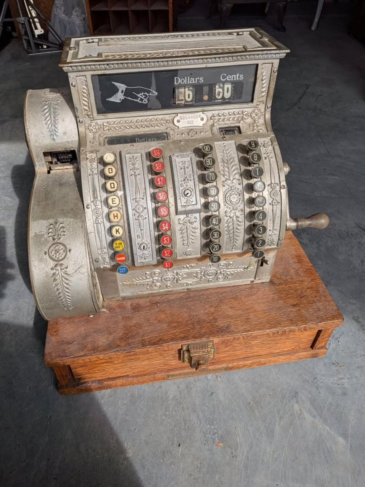 ◆ TheNationalCashRegisterCo. レジスター ◇ TheNationalCashRegisterCo. レジスター Vintage National Cash