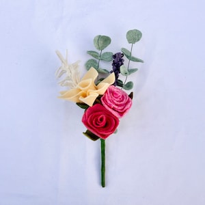 Mixed Roses Felt Floral Bouquet