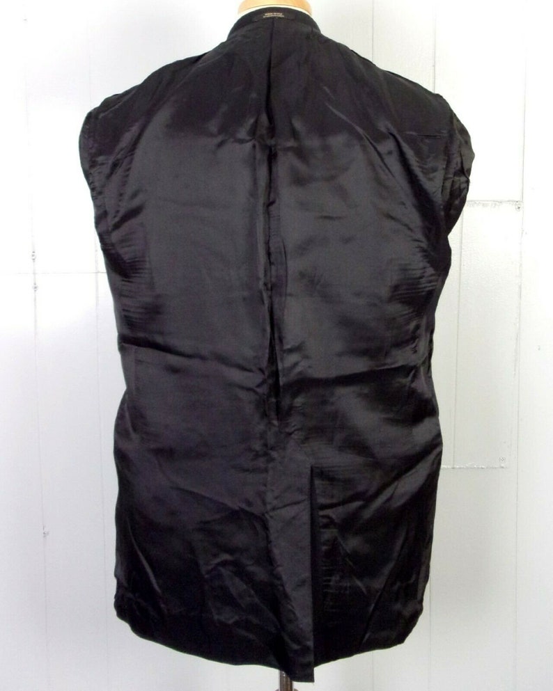 vtg 90s euc Hart Schaffner Marx Solid Charcoal 100/% Wool Gabardine Men/'s 2 Pc Suit 41 L