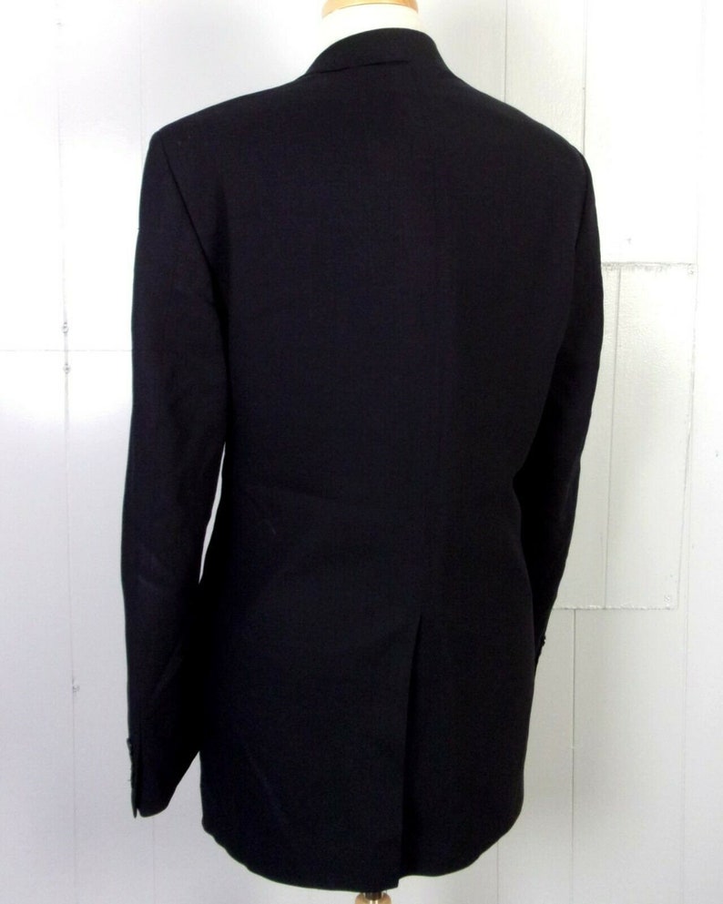 vtg 90s euc Hart Schaffner Marx Solid Charcoal 100/% Wool Gabardine Men/'s 2 Pc Suit 41 L