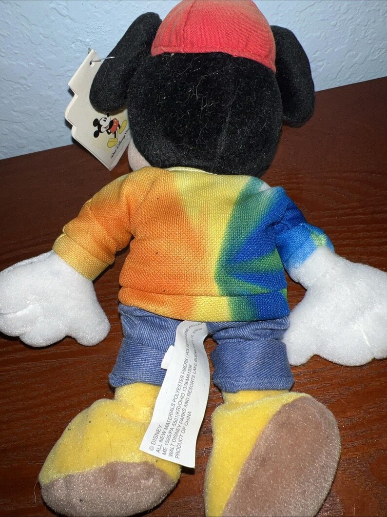 Disneyland 2002 "Ears to You, Mickey" (Mickey Mouse) 8" Plush NWT Bean Bag bild 4
