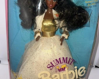 Barbie Summit Collection African American Doll Mattel 1990 #7028 NEW IN BOX