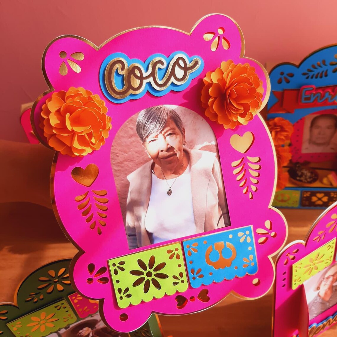 Day of the Dead Photo Frame - Digital File - Two Designs - Etsy