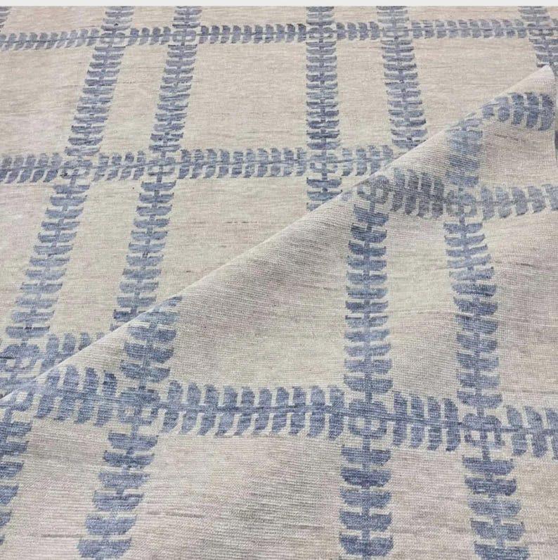 Neurtral Checkerd Rug Handwoven Neutral Checkered Area Rug, Modern Minimalist Decor - Etsy