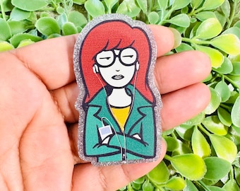 90s Show flatback: Set/2 Nostalgia TV Show Acrylic charm, Badge Reel Toppers, Glitter planar resin, crafting supplies, Vintage cartoon.