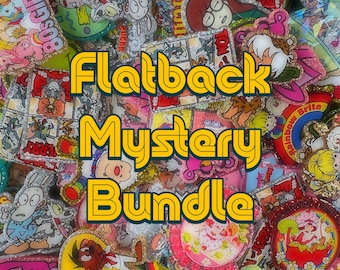 Flatback Mystery Bundle: Mystery Cartoon Bundle, Badge  Reel Toppers, Glitter planar resin, Hair bows Supplies, DIY charms, DIY Supplies.