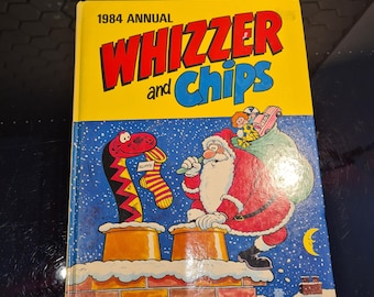 Anuario de cómics de Whizzer and Chips de 1984 - Edición vintage original