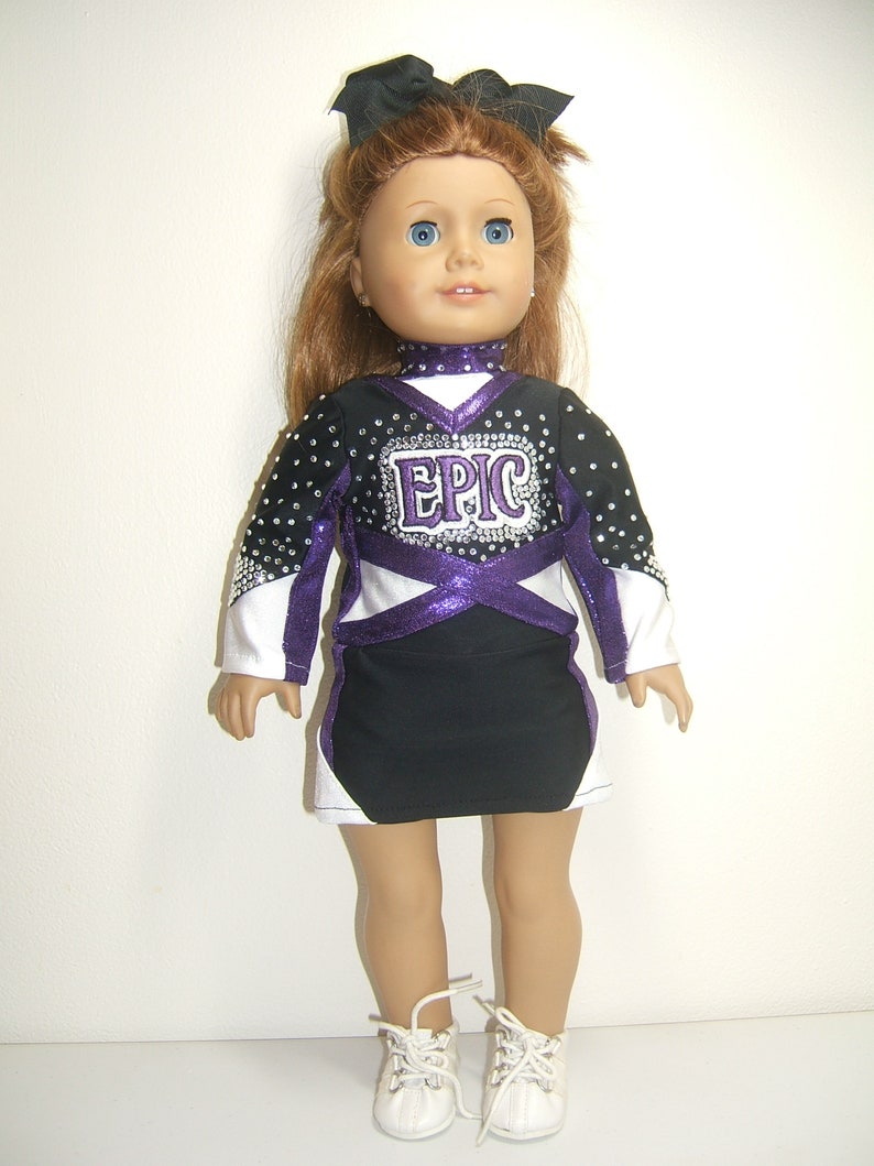 Custom Detailed 18 Doll Cheer Miniature Uniform Set Etsy