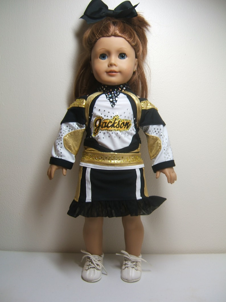 Custom Detailed 18 Doll Cheer Miniature Uniform Set Etsy
