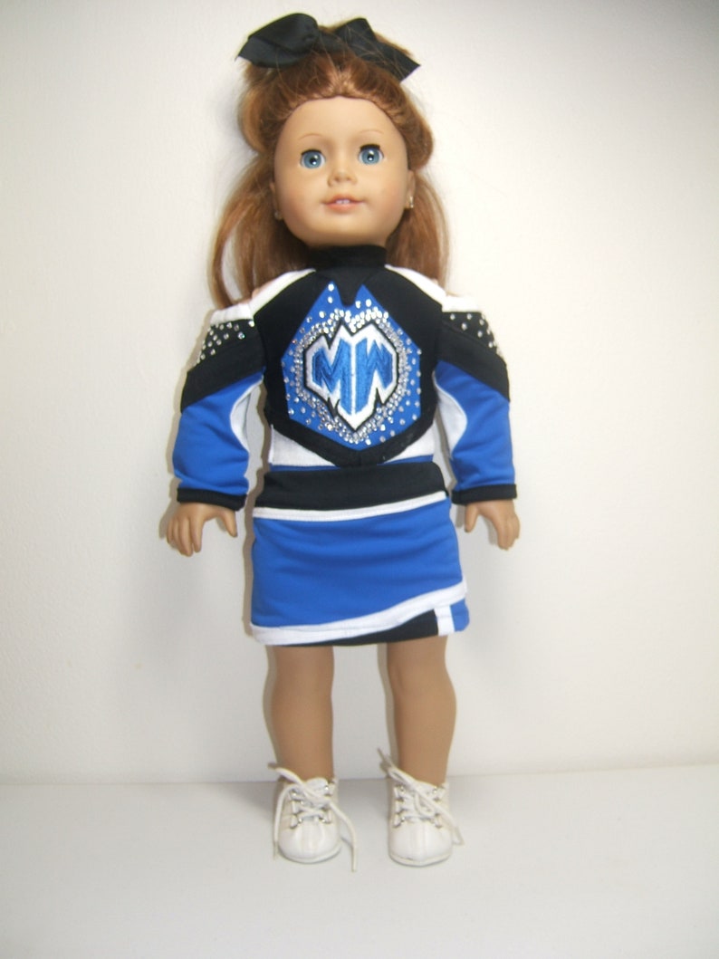 Custom Detailed 18 Doll Cheer Miniature Uniform Set Etsy