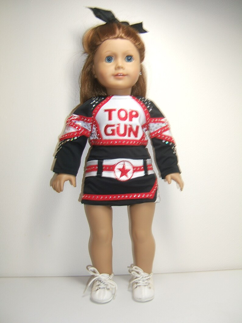 Custom Detailed 18 Doll Cheer Miniature Uniform Set Etsy