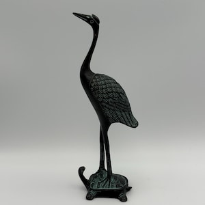 Crane on Turtle - Etsy