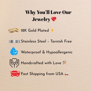 Stylish 18K Gold Plated stainless steel necklace, waterproof and anti-tarnished,
delivered fast to your door.