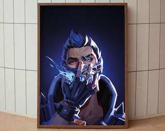 Yoru Valorant Poster Print, Gaming Room Decor (Digital Download)