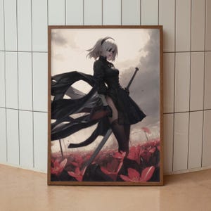 Poster di NieR Automata, poster di videogiochi, grafica di videogiochi, decorazioni per videogiochi, poster di videogiochi, regalo di videogiochi, stampa di videogiochi, arte murale