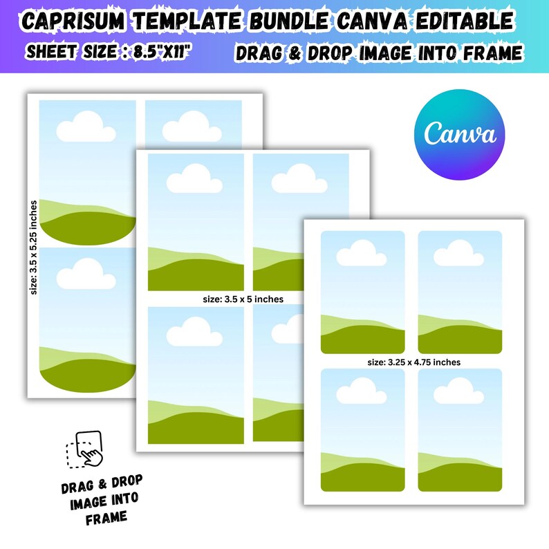 Property Label Sample Capri Sun Canva Template Editable Juice Pouch Label Blank Caprisun ...