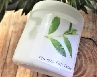 Tea tree face cream, face cream