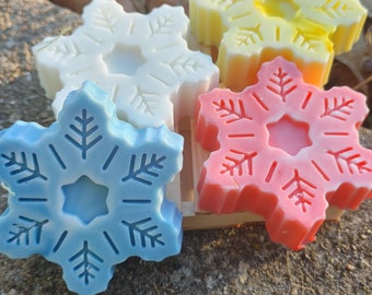 Snowflake soaps. set 4