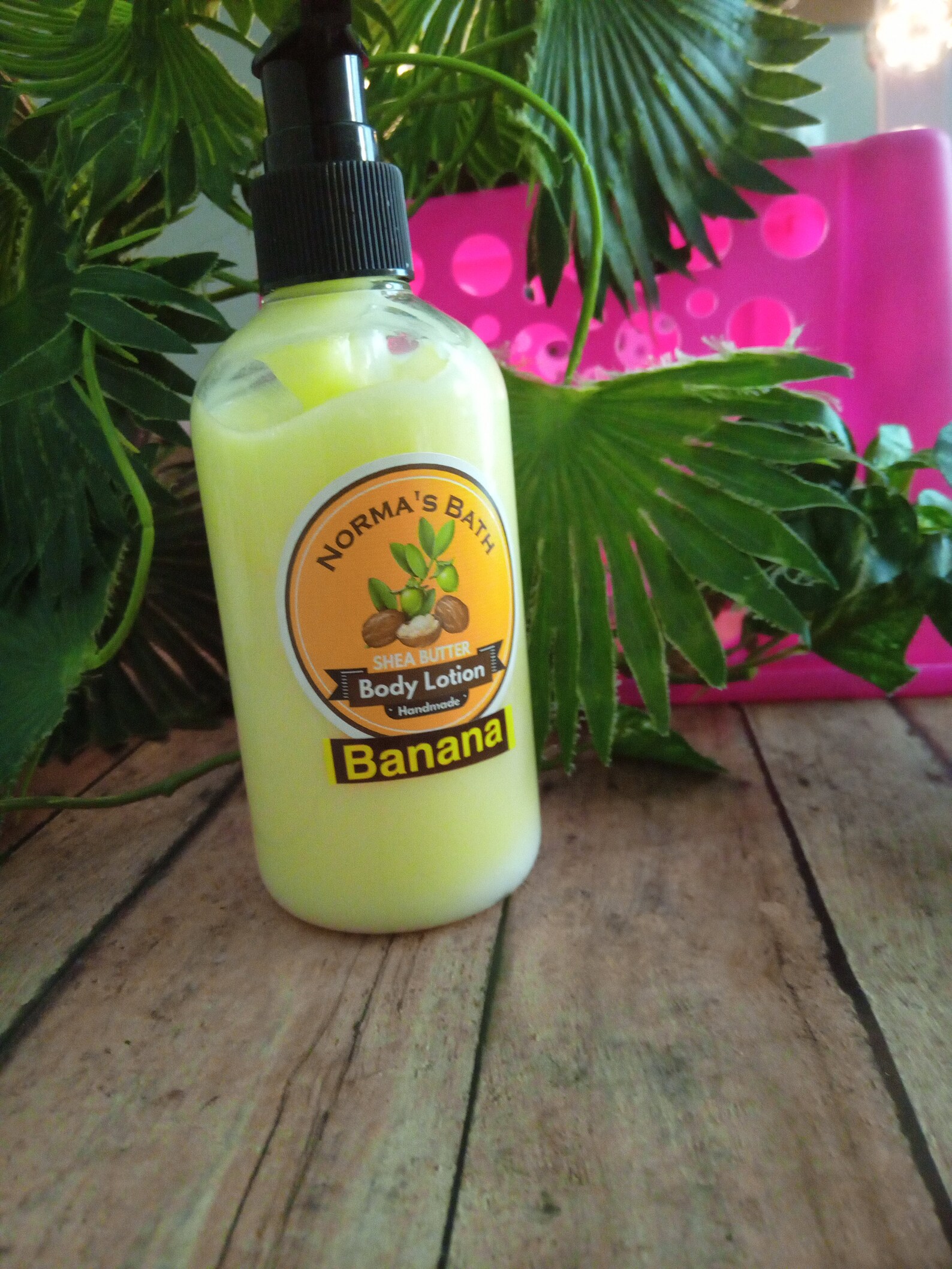 Banana Lotion 8 Oz Etsy