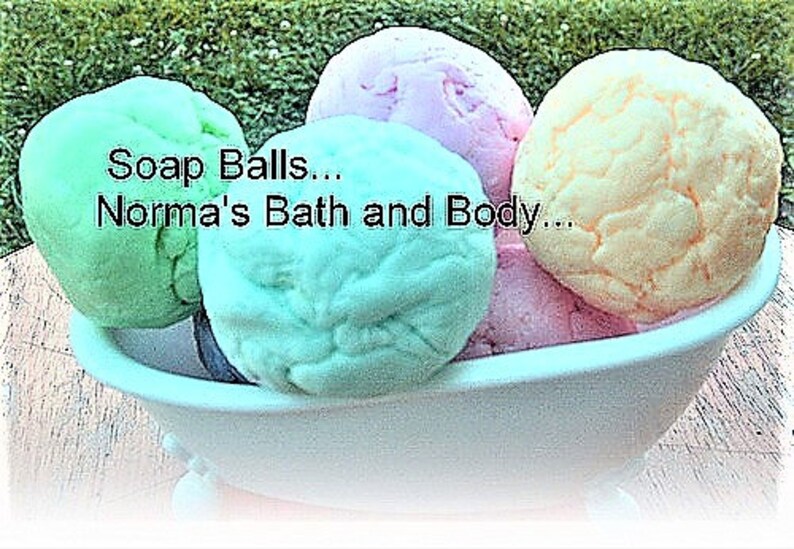 Soap Balls Handmade Glycerin Set of 6 Etsy