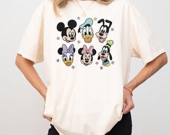 Embroidered Disney Shirt, Mickey And Friends Shirt, Matching Disney Mickey Mouse Embroidered Shirt, Disney Trip Magic Kingdom Shirt