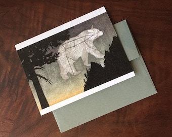Ursa Walking - Greeting Card