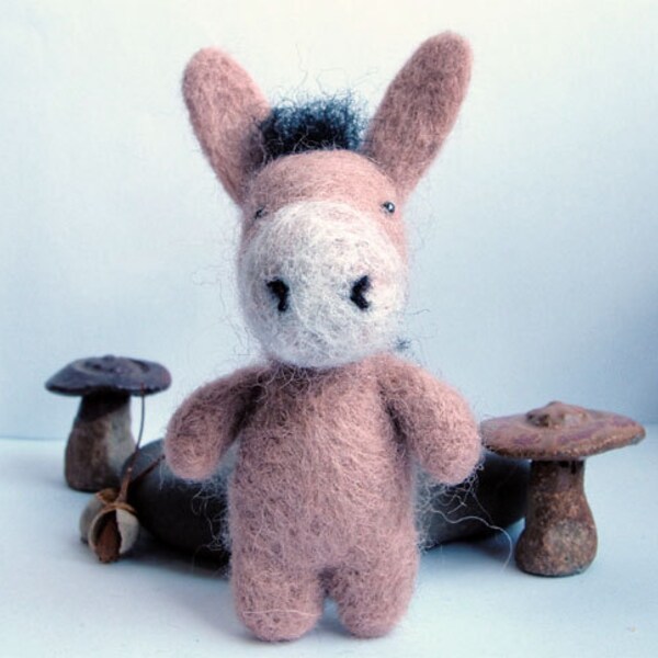 Needle felted Donkey