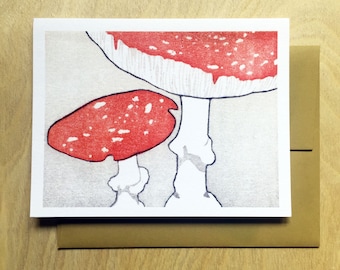 Amanita - Greeting Card