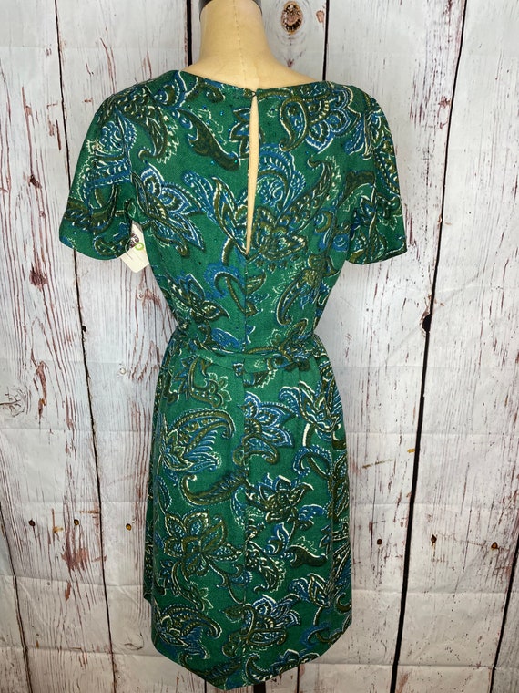1950s green dress - image 4