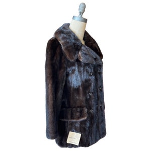 1970s dark brown mink coat image 3