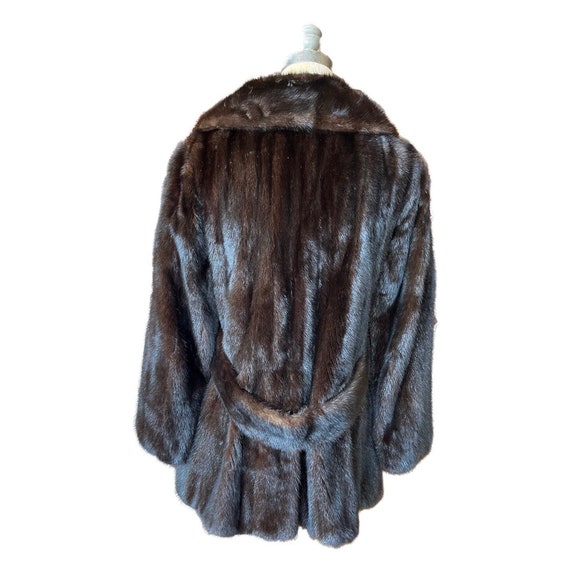 1970s dark brown mink coat - image 2